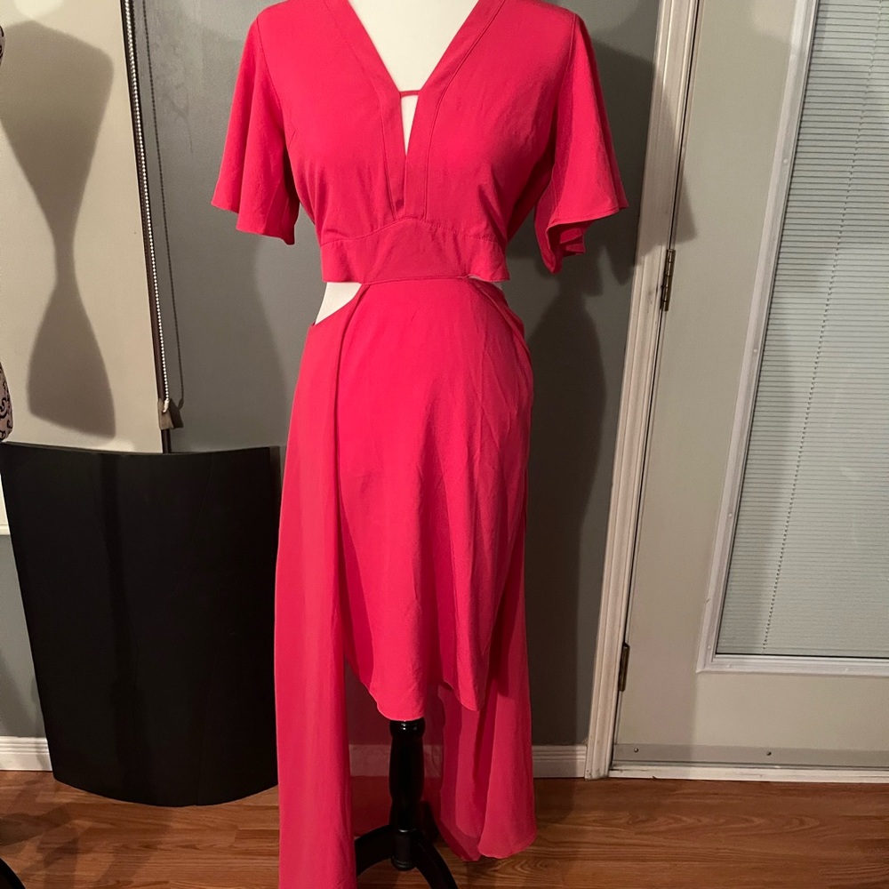 XOXO Raspberry Coloured Dress Size Medium - Picture 5 of 16